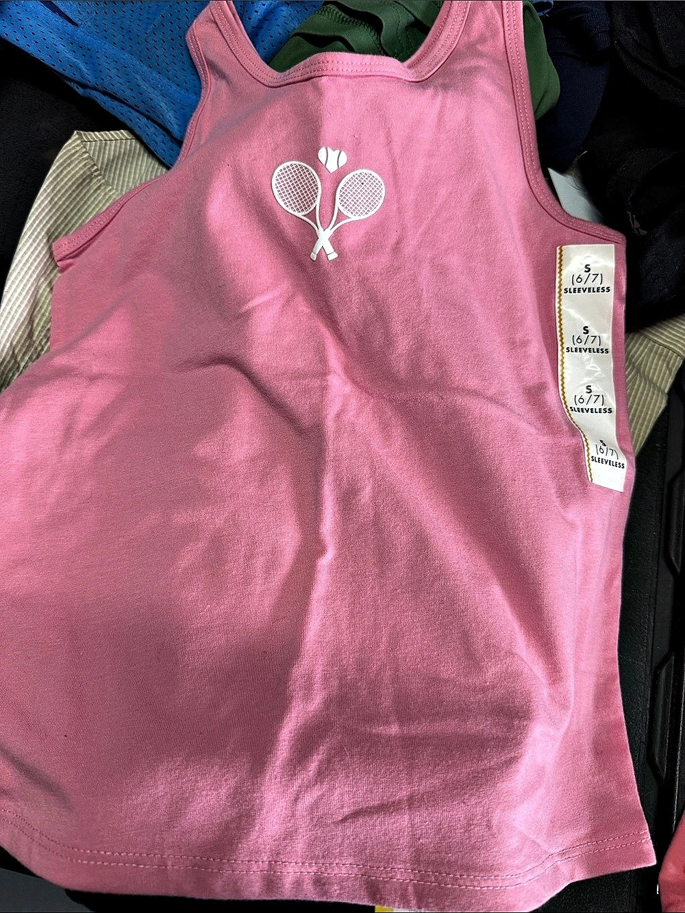 Pink Tennis Tank Top NWT